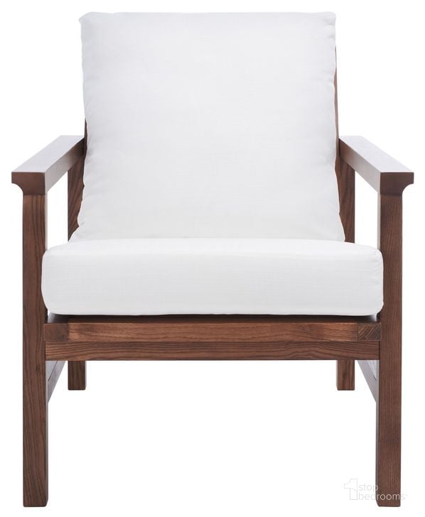 The appearance of Maddison Cane Back Accent Chair In Natural Walnut designed by Safavieh Couture in the modern / contemporary interior design. This natural walnut piece of furniture  was selected by 1StopBedrooms from Maddison Collection to add a touch of cosiness and style into your home. Sku: SFV4142D. Material: Wood. Product Type: Accent Chair. Image1