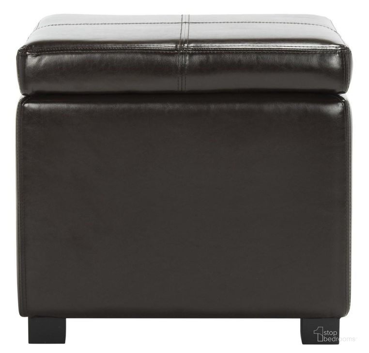 The appearance of Madison Brown Square Ottoman designed by Safavieh in the modern / contemporary interior design. This brown piece of furniture  was selected by 1StopBedrooms from Madison Collection to add a touch of cosiness and style into your home. Sku: HUD8228A. Material: Wood. Product Type: Ottoman. Image1