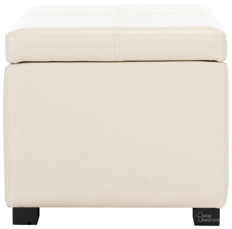 The appearance of Madison Flat Cream Square Ottoman designed by Safavieh in the modern / contemporary interior design. This cream piece of furniture  was selected by 1StopBedrooms from Madison Collection to add a touch of cosiness and style into your home. Sku: HUD8228K. Material: Wood. Product Type: Ottoman. Image1