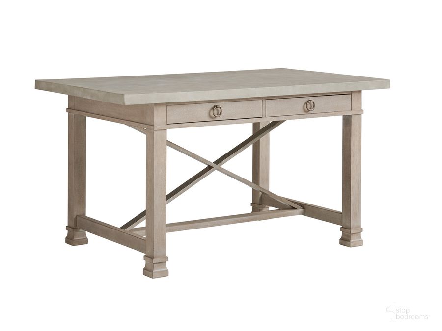 The appearance of Malibu Seaboard Bistro designed by Barclay Butera in the transitional interior design. This gray piece of furniture  was selected by 1StopBedrooms from Malibu Collection to add a touch of cosiness and style into your home. Sku: 01-0926-873C. Product Type: Bistro Table. Image1