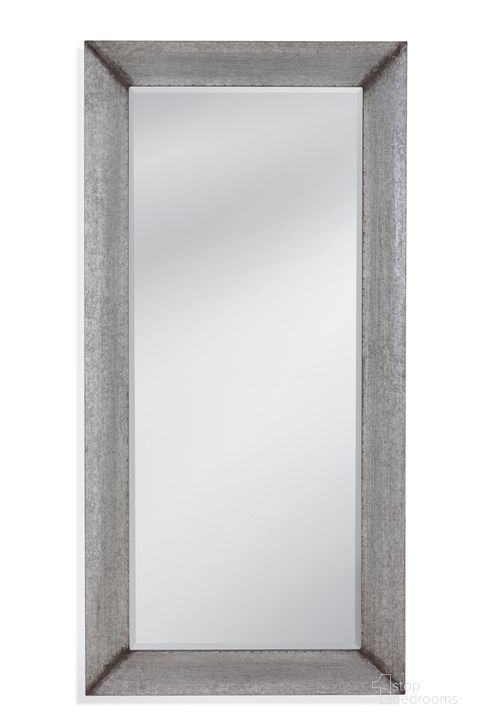 The appearance of Manny Floor Mirror In Grey designed by Bassett Mirror Company in the modern / contemporary interior design. This grey piece of furniture  was selected by 1StopBedrooms from  to add a touch of cosiness and style into your home. Sku: M4749BEC. Material: Metal. Product Type: Floor Mirror. Image1