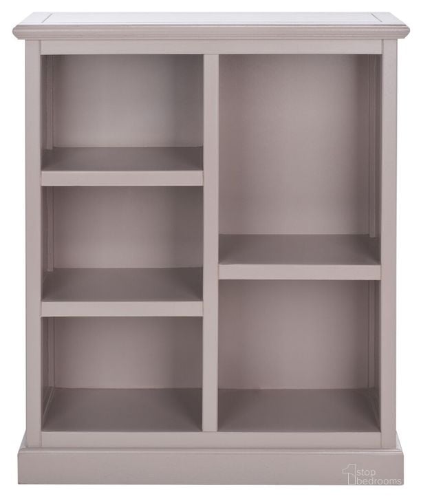 The appearance of Maralah Quartz Grey Bookcase designed by Safavieh in the transitional interior design. This grey piece of furniture  was selected by 1StopBedrooms from Maralah Collection to add a touch of cosiness and style into your home. Sku: AMH6634C. Material: Wood. Product Type: Etagere. Image1