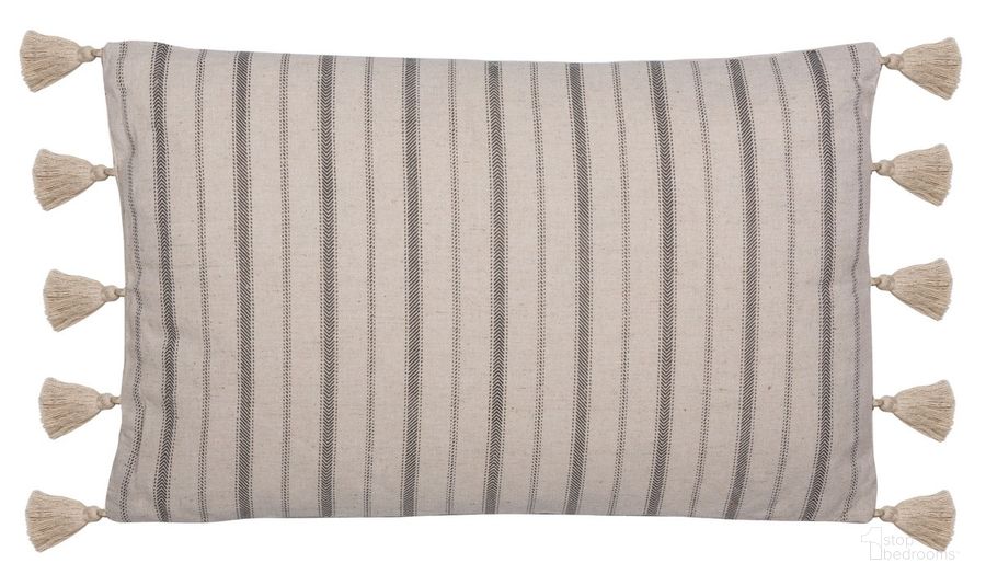 The appearance of Marcen Pillow in Grey and White designed by Safavieh in the modern / contemporary interior design. This grey/white piece of furniture  was selected by 1StopBedrooms from Marcen Collection to add a touch of cosiness and style into your home. Sku: PLS7166A-1220. Product Type: Pillow. Image1