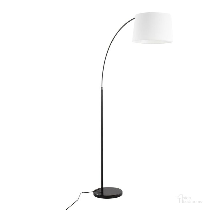 The appearance of March Floor Lamp In Black and White designed by Lumisource in the modern / contemporary interior design. This black and white piece of furniture  was selected by 1StopBedrooms from Salon Collection to add a touch of cosiness and style into your home. Sku: LFL-MARCH BKMW. Material: Metal. Product Type: Floor Lamp. Image1