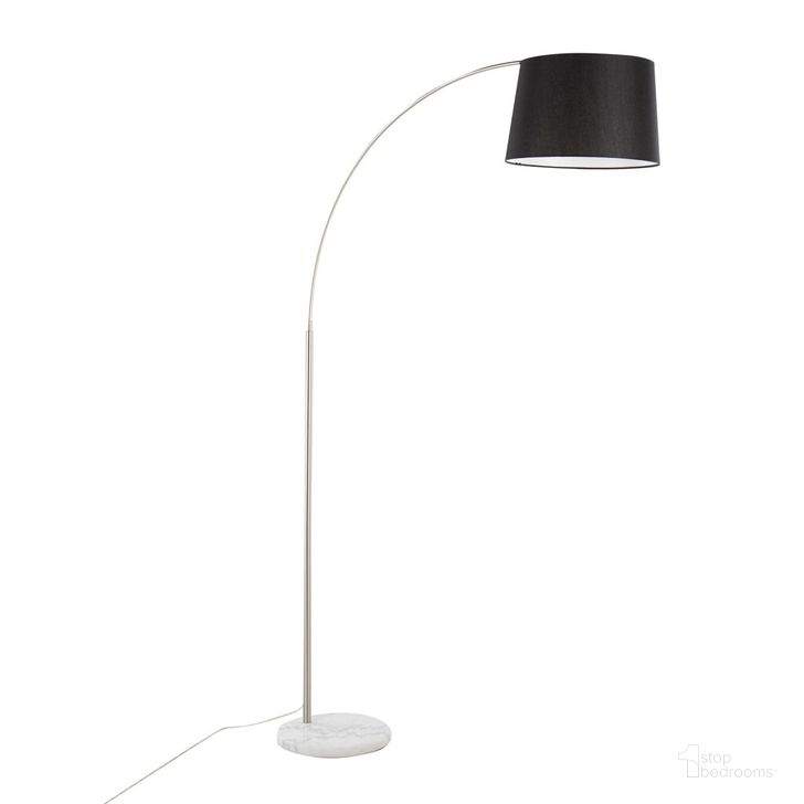 The appearance of March Floor Lamp In Black and White designed by Lumisource in the modern / contemporary interior design. This black and white piece of furniture  was selected by 1StopBedrooms from Salon Collection to add a touch of cosiness and style into your home. Sku: LFL-MARCH WMNIBK. Material: Metal. Product Type: Floor Lamp. Image1