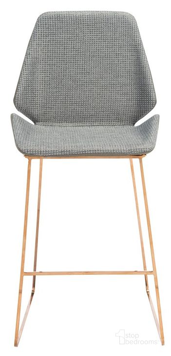The appearance of Masami Counter Stool in Grey and Gold designed by Safavieh in the modern / contemporary interior design. This grey and gold piece of furniture  was selected by 1StopBedrooms from Masami Collection to add a touch of cosiness and style into your home. Sku: BST3006A. Material: Metal. Product Type: Barstool. Image1