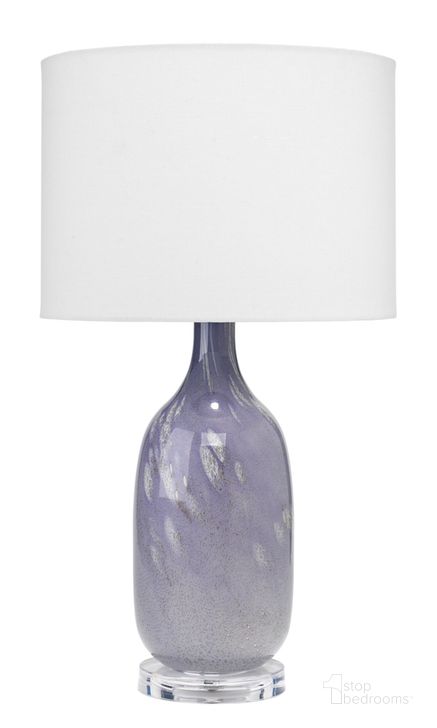 The appearance of Maya Table Lamp designed by Jamie Young Company in the transitional interior design. This lavender piece of furniture  was selected by 1StopBedrooms from Maya Collection to add a touch of cosiness and style into your home. Sku: LSMAYALVDR. Material: Acrylic. Product Type: Table Lamp. Image1