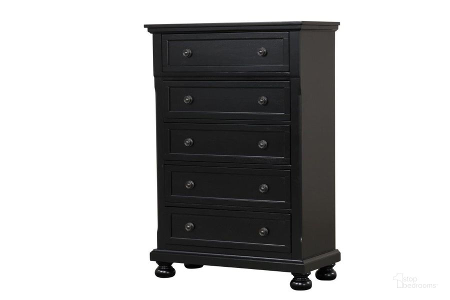 The appearance of Meade Chest In Black designed by Glory in the modern / contemporary interior design. This black piece of furniture  was selected by 1StopBedrooms from Meade Collection to add a touch of cosiness and style into your home. Sku: G8925-CH. Material: Wood. Product Type: Chest. Image1
