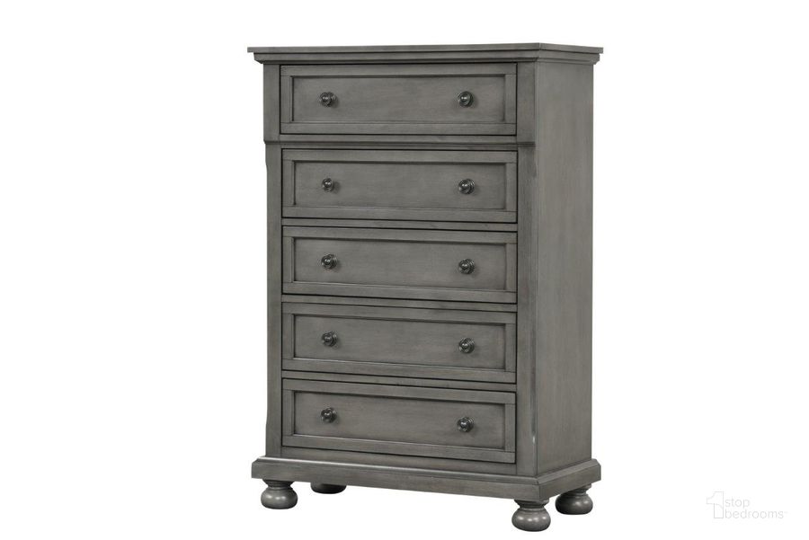 The appearance of Meade Chest In Grey designed by Glory in the modern / contemporary interior design. This grey piece of furniture  was selected by 1StopBedrooms from Meade Collection to add a touch of cosiness and style into your home. Sku: G8905-CH. Material: Wood. Product Type: Chest. Image1
