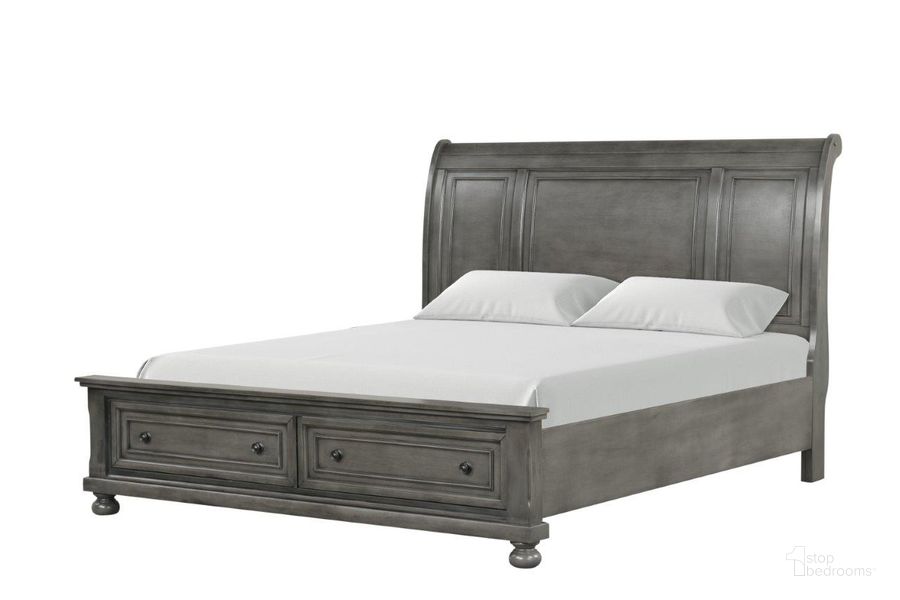 The appearance of Meade Full Bed In Grey designed by Glory in the transitional interior design. This grey piece of furniture  was selected by 1StopBedrooms from Meade Collection to add a touch of cosiness and style into your home. Sku: G8905A-FB. Material: Wood. Product Type: Bed. Bed Size: Full. Image1