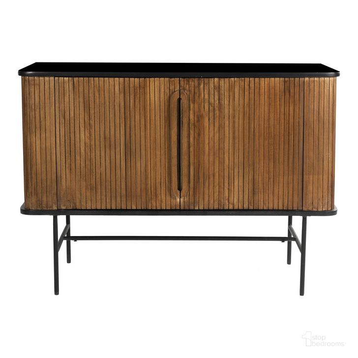 The appearance of Medina 2-Door Sideboard In Walnut designed by Aeons in the  interior design. This walnut piece of furniture  was selected by 1StopBedrooms from  to add a touch of cosiness and style into your home. Sku: AESP-11151-Walnut. Material: Wood. Product Type: Sideboard. Image1