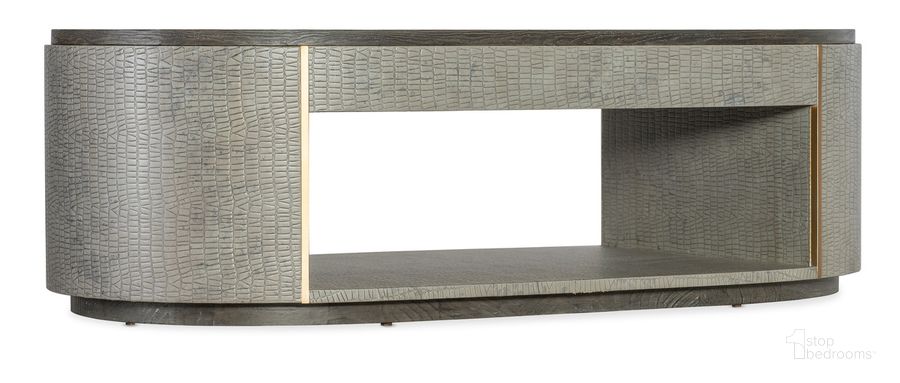 The appearance of Melange Dylian Coffee Table In Gray designed by Hooker in the transitional interior design. This gray piece of furniture  was selected by 1StopBedrooms from Melange Collection to add a touch of cosiness and style into your home. Sku: 628-80533-95. Product Type: Coffee Table. Material: Wood Veneer. Image1