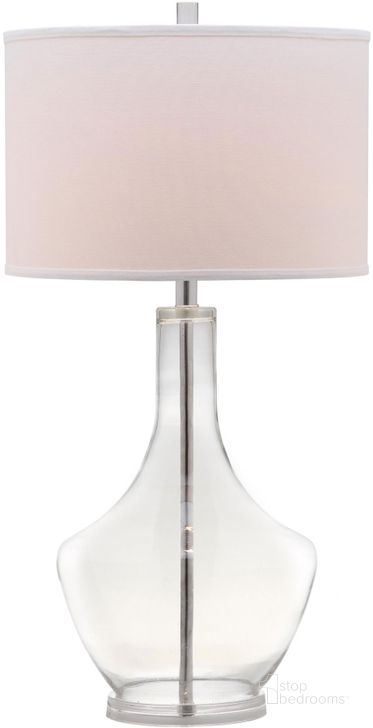 The appearance of Mercury Clear 34.5 Inch Table Lamp designed by Safavieh in the modern / contemporary interior design. This clear piece of furniture  was selected by 1StopBedrooms from Mercury Collection to add a touch of cosiness and style into your home. Sku: LIT4141D. Product Type: Table Lamp. Image1