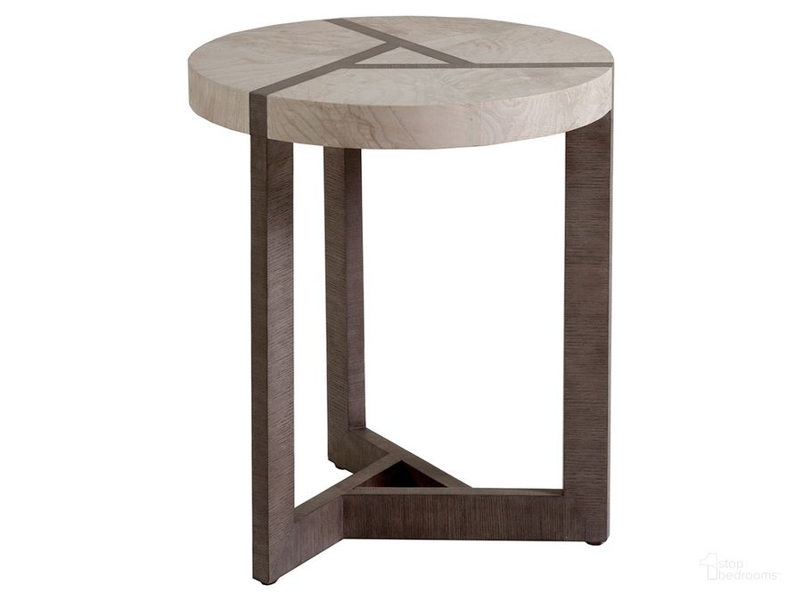 The appearance of Mercury Gray Spot Table designed by Artistica Home in the transitional interior design. This gray piece of furniture  was selected by 1StopBedrooms from Mercury Collection to add a touch of cosiness and style into your home. Sku: 01-2025-950. Product Type: End Table. Image1