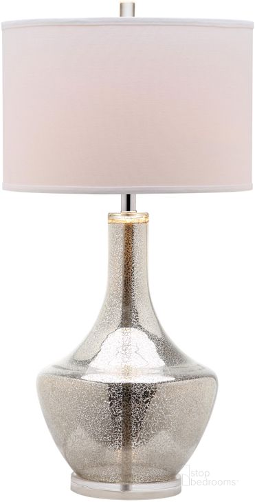 The appearance of Mercury Ivory and Silver 34.5 Inch Table Lamp designed by Safavieh in the modern / contemporary interior design. This ivory and silver piece of furniture  was selected by 1StopBedrooms from Mercury Collection to add a touch of cosiness and style into your home. Sku: LIT4141A. Product Type: Table Lamp. Image1