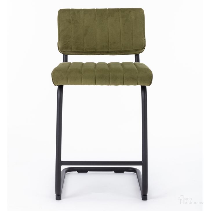 The appearance of Mesa Counter Height Stools Set of 2 In Olive designed by Aeons in the  interior design. This olive piece of furniture  was selected by 1StopBedrooms from Mesa Collection to add a touch of cosiness and style into your home. Sku: AE8340-Ctr-Olive. Material: Steel. Product Type: Barstool. Image1