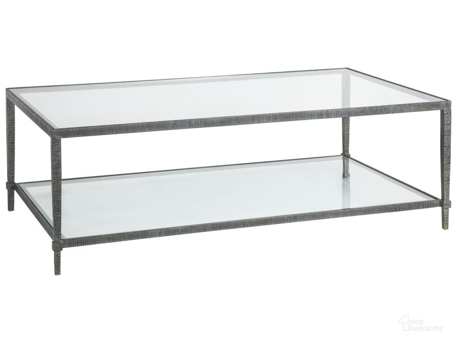 The appearance of Metal Designs Claret Rectangular Cocktail Table 01-2233-945-44 designed by Artistica Home in the traditional interior design. This gray piece of furniture  was selected by 1StopBedrooms from Metal Designs Collection to add a touch of cosiness and style into your home. Sku: 01-2233-945-44. Product Type: Cocktail Table. Image1