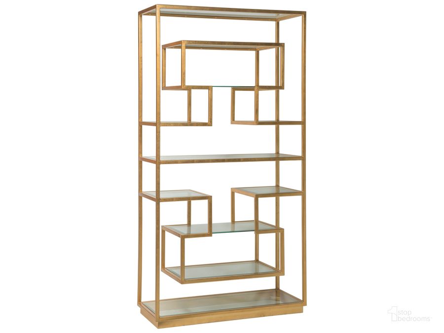 The appearance of Metal Designs Holden Etagere 01-2012-990-48 designed by Artistica Home in the transitional interior design. This gold piece of furniture  was selected by 1StopBedrooms from Metal Designs Collection to add a touch of cosiness and style into your home. Sku: 01-2012-990-48. Product Type: Etagere. Image1