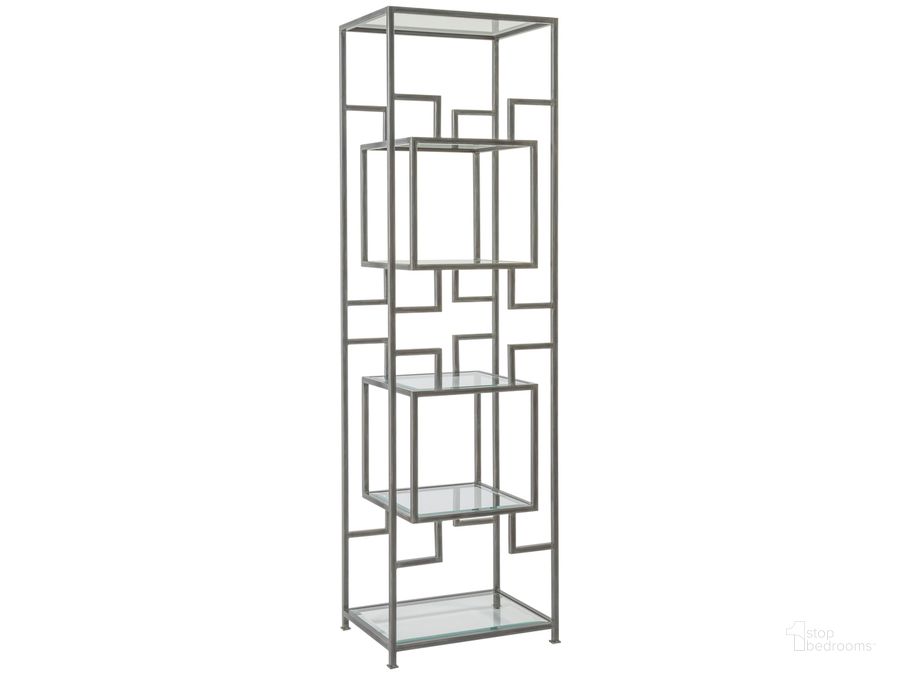 The appearance of Metal Designs Suspension Slim Etagere 01-2006-990-44 designed by Artistica Home in the transitional interior design. This gray piece of furniture  was selected by 1StopBedrooms from Metal Designs Collection to add a touch of cosiness and style into your home. Sku: 01-2006-990-44. Product Type: Etagere. Image1