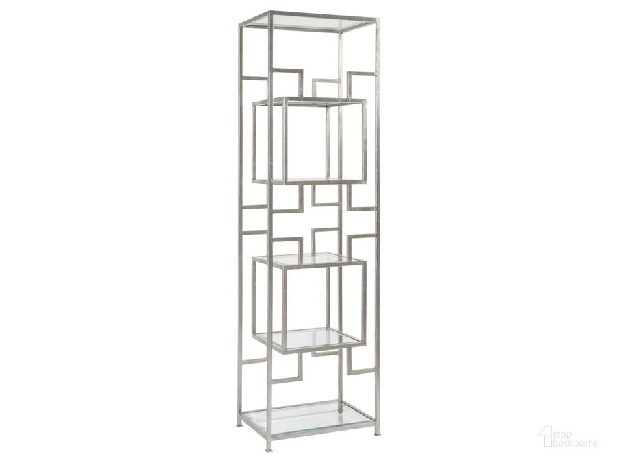 The appearance of Metal Designs Suspension Slim Etagere 01-2006-990-47 designed by Artistica Home in the transitional interior design. This silver piece of furniture  was selected by 1StopBedrooms from Metal Designs Collection to add a touch of cosiness and style into your home. Sku: 01-2006-990-47. Product Type: Etagere. Image1