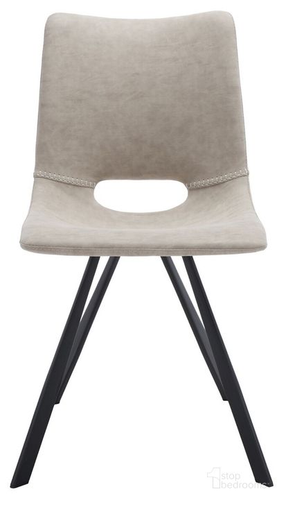 The appearance of Mika Dining Chair Set of 2 in Stone Grey designed by Safavieh in the modern / contemporary interior design. This stone grey piece of furniture  was selected by 1StopBedrooms from Mika Collection to add a touch of cosiness and style into your home. Sku: DCH3009A-SET2. Material: Metal. Product Type: Dining Chair. Image1