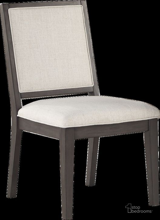 The appearance of Mila Side Chair - Set Of 2 designed by Steve Silver in the modern / contemporary interior design. This grey piece of furniture  was selected by 1StopBedrooms from Mila Collection to add a touch of cosiness and style into your home. Sku: MI500S. Product Type: Side Chair. Material: Rubberwood. Image1