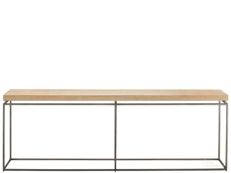 The appearance of Modern Farmhouse Watts Console Table In Natural Oak designed by Universal in the modern / contemporary interior design. This natural oak piece of furniture  was selected by 1StopBedrooms from Modern Farmhouse Collection to add a touch of cosiness and style into your home. Sku: U011D826. Material: Wood. Product Type: Console Table. Image1