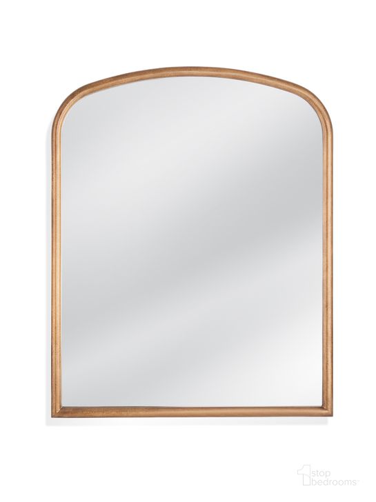 The appearance of Monroe Wall Mirror In Gold designed by Bassett Mirror Company in the traditional interior design. This gold piece of furniture  was selected by 1StopBedrooms from  to add a touch of cosiness and style into your home. Sku: M4796EC. Material: MDF. Product Type: Wall Mirror. Image1