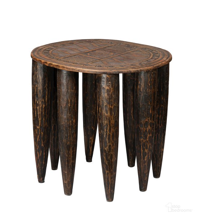 The appearance of Naga Stool In Antique designed by Jamie Young Company in the modern / contemporary interior design. This antique piece of furniture  was selected by 1StopBedrooms from Naga Collection to add a touch of cosiness and style into your home. Sku: 20NAGA-STDK. Material: Wood. Product Type: Stool. Image1
