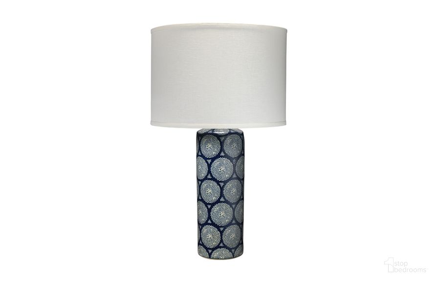 The appearance of Neva Table Lamp designed by Jamie Young Company in the coastal interior design. This blue piece of furniture  was selected by 1StopBedrooms from Neva Collection to add a touch of cosiness and style into your home. Sku: 9NEVABLD131C. Material: Ceramic. Product Type: Table Lamp. Image1