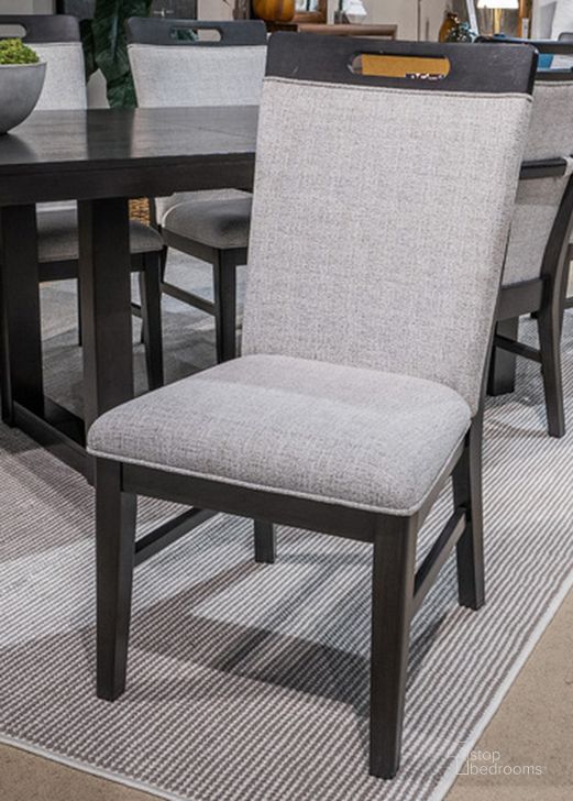 The appearance of Neymorton Dining Chair Set of 2 In Gray and Brown designed by Signature Design by Ashley in the modern / contemporary interior design. This gray/brown piece of furniture  was selected by 1StopBedrooms from Neymorton Collection to add a touch of cosiness and style into your home. Sku: D618-01. Product Type: Dining Chair.