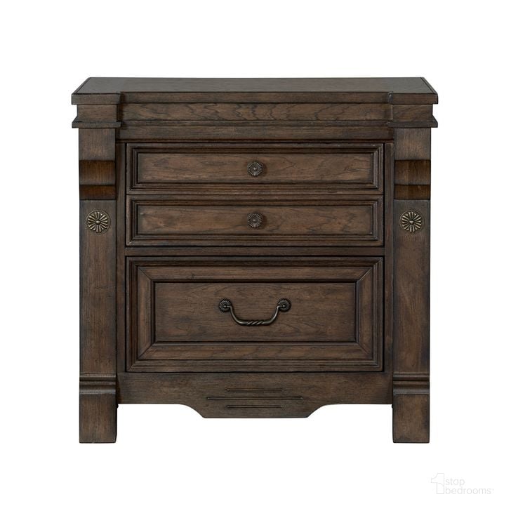 The appearance of Nightstand In Brown designed by Avalon Furniture in the traditional interior design. This brown piece of furniture  was selected by 1StopBedrooms from  to add a touch of cosiness and style into your home. Sku: B02122 N. Product Type: Nightstand. Material: Rubberwood. Image1