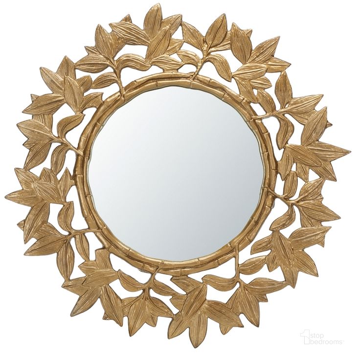 The appearance of Nivaria Mirror in Antique Brass designed by Safavieh in the modern / contemporary interior design. This antique brass piece of furniture  was selected by 1StopBedrooms from Nivaria Collection to add a touch of cosiness and style into your home. Sku: MRR3062A. Product Type: Mirror. Material: Iron. Image1