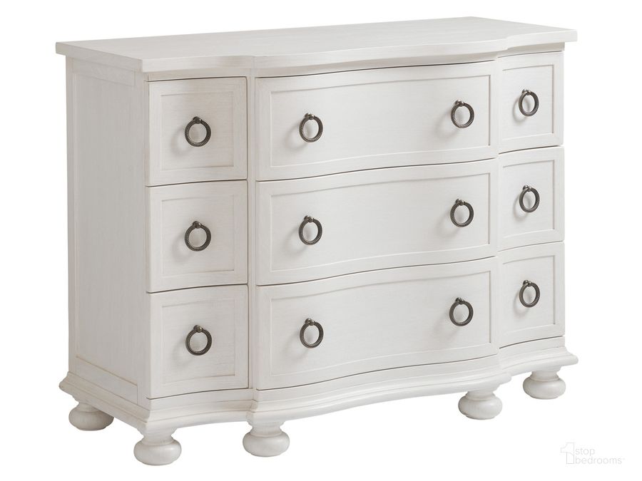 The appearance of Ocean Breeze Mc Alister Hall Chest 01-0570-973 designed by Tommy Bahama in the transitional interior design. This brown piece of furniture  was selected by 1StopBedrooms from Ocean Breeze Collection to add a touch of cosiness and style into your home. Sku: 01-0570-973. Material: Wood. Product Type: Chest. Image1