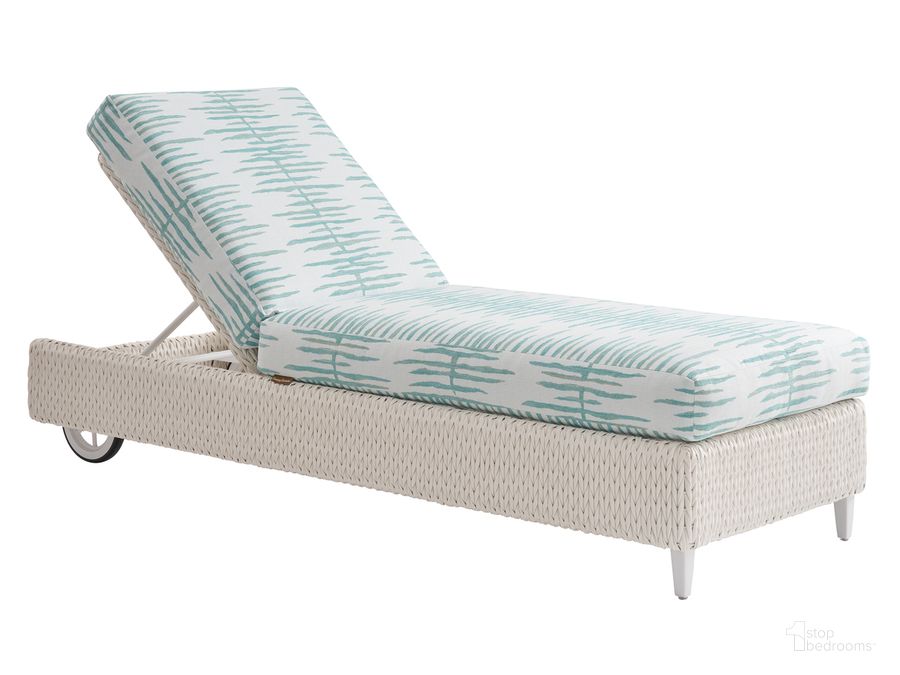 The appearance of Ocean Breeze Promenade Chaise designed by Tommy Bahama in the coastal interior design. This  piece of furniture  was selected by 1StopBedrooms from Ocean Breeze Promenade Collection to add a touch of cosiness and style into your home. Sku: 01-3460-75-40. Product Type: Outdoor Chaise Lounge. Image1