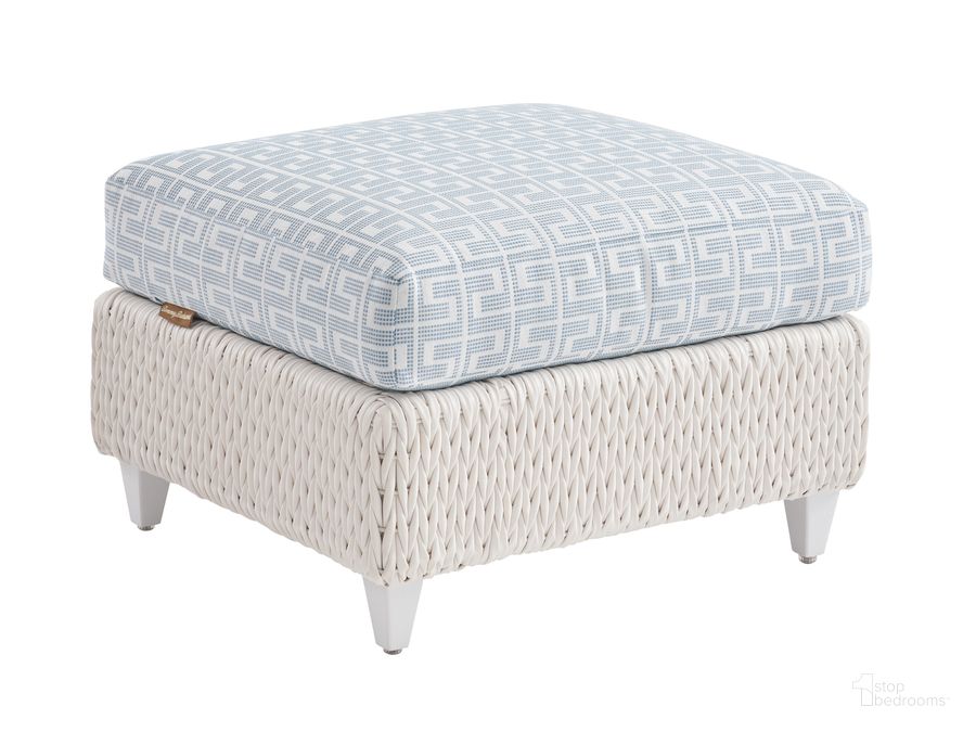 The appearance of Ocean Breeze Promenade Ottoman 01-3460-44-40 designed by Tommy Bahama in the coastal interior design. This  piece of furniture  was selected by 1StopBedrooms from Ocean Breeze Promenade Collection to add a touch of cosiness and style into your home. Sku: 01-3460-44-40. Product Type: Outdoor Ottoman. Image1