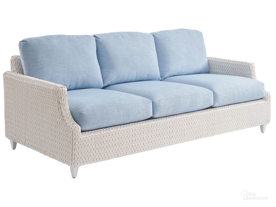 The appearance of Ocean Breeze Promenade Sofa designed by Tommy Bahama in the coastal interior design. This  piece of furniture  was selected by 1StopBedrooms from Ocean Breeze Promenade Collection to add a touch of cosiness and style into your home. Sku: 01-3460-33-40. Product Type: Outdoor Sofa. Image1