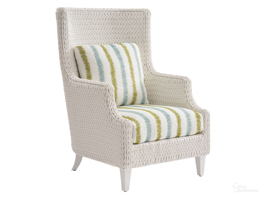 The appearance of Ocean Breeze Promenade Wing Chair designed by Tommy Bahama in the coastal interior design. This  piece of furniture  was selected by 1StopBedrooms from Ocean Breeze Promenade Collection to add a touch of cosiness and style into your home. Sku: 01-3460-10-40. Product Type: Outdoor Chair. Image1