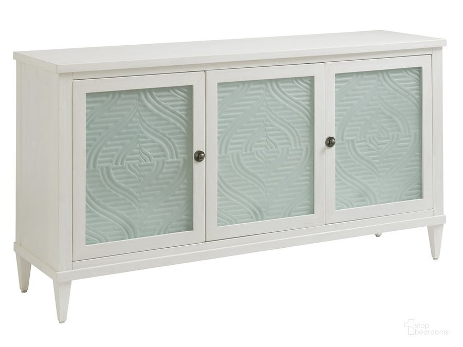 The appearance of Ocean Breeze Turtle Point Buffet designed by Tommy Bahama in the transitional interior design. This brown piece of furniture  was selected by 1StopBedrooms from Ocean Breeze Collection to add a touch of cosiness and style into your home. Sku: 01-0570-852. Material: Wood. Product Type: Buffet. Image1