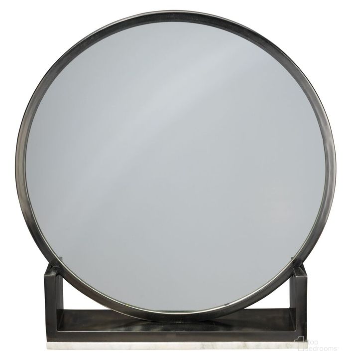 The appearance of Odyssey Decorative Mirror In Antique Black designed by Jamie Young Company in the modern / contemporary interior design. This antique black piece of furniture  was selected by 1StopBedrooms from Odyssey Collection to add a touch of cosiness and style into your home. Sku: 7ODYS-MIAI. Material: Aluminum. Product Type: Mirror. Image1