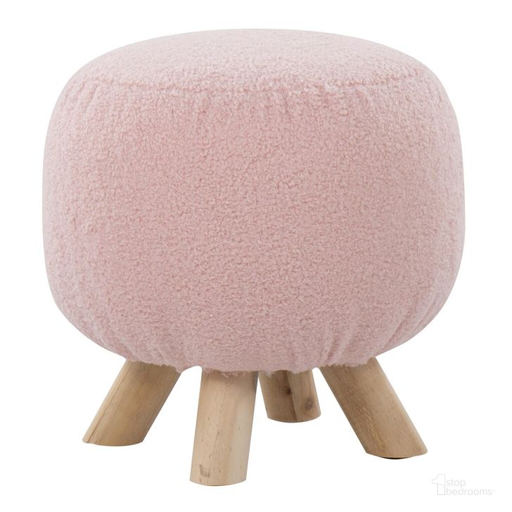 The appearance of Olaf Sherpa Ottoman In Pink designed by Lumisource in the modern / contemporary interior design. This pink piece of furniture  was selected by 1StopBedrooms from Otto Collection to add a touch of cosiness and style into your home. Sku: OT-OLAFSHRPA NAPK. Material: Wood. Product Type: Ottoman. Image1