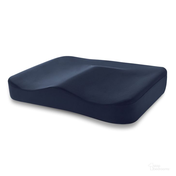 The appearance of One Size Seat Cushion In Dark Navy Blue designed by Tempur-Pedic in the modern / contemporary interior design. This navy blue piece of furniture  was selected by 1StopBedrooms from Cusion Collection to add a touch of cosiness and style into your home. Sku: 15335133. Product Type: Cushion. Material: Foam. Image1