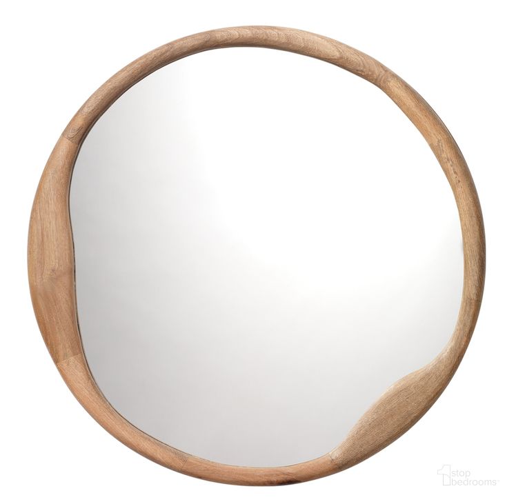 The appearance of Organic Round Mirror in Natural Wood designed by Jamie Young Company in the modern / contemporary interior design. This natural wood piece of furniture  was selected by 1StopBedrooms from Organic Collection to add a touch of cosiness and style into your home. Sku: 6ORGA-MINA. Material: Wood. Product Type: Accent Mirror. Image1