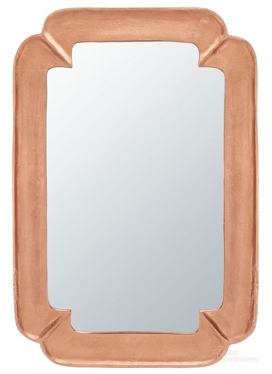 The appearance of Osiris Mirror in Copper designed by Safavieh in the modern / contemporary interior design. This copper piece of furniture  was selected by 1StopBedrooms from Osiris Collection to add a touch of cosiness and style into your home. Sku: MRR3066A. Product Type: Mirror. Material: Iron. Image1