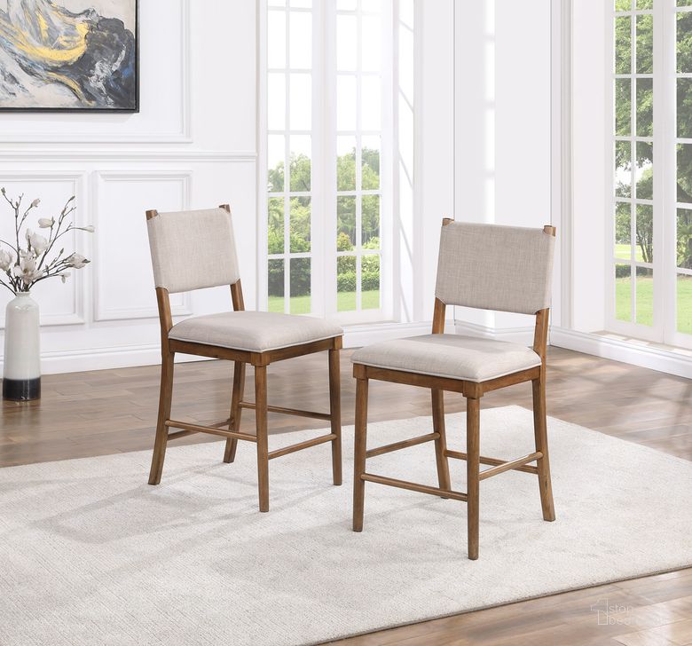 The appearance of Oslo 5PC Counter Table Set In Brown designed by Steve Silver in the transitional interior design. This brown piece of furniture  was selected by 1StopBedrooms from Oslo Collection to add a touch of cosiness and style into your home. Sku: OLS500CC;OLS500CC;OLS500PT. Product Type: Dining Room Set. Material: MDF. Image1