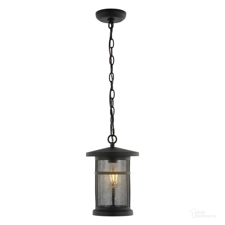 The appearance of Osprey Outdoor Pendant in Black designed by Safavieh in the traditional interior design. This black piece of furniture  was selected by 1StopBedrooms from Osprey Collection to add a touch of cosiness and style into your home. Sku: PLT4030A. Material: Metal. Product Type: Outdoor Lighting. Image1