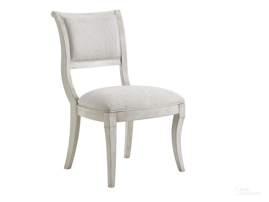 The appearance of Oyster Bay Eastport Side Chair designed by Lexington in the transitional interior design. This white piece of furniture  was selected by 1StopBedrooms from Oyster Bay Collection to add a touch of cosiness and style into your home. Sku: 01-0714-880-01. Material: Wood. Product Type: Side Chair. Image1