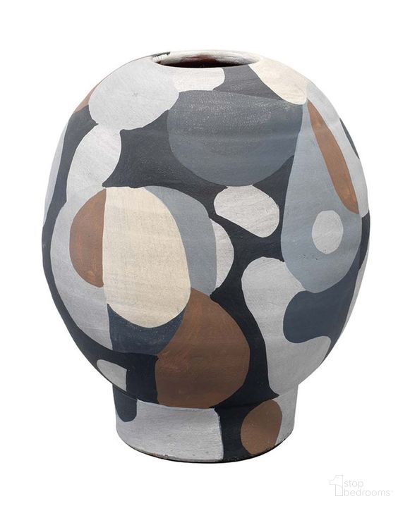 The appearance of Pablo Short Vase designed by Jamie Young Company in the modern / contemporary interior design. This neutral piece of furniture  was selected by 1StopBedrooms from Pablo Collection to add a touch of cosiness and style into your home. Sku: 7PABL-SHNE. Material: Ceramic. Product Type: Vase. Image1