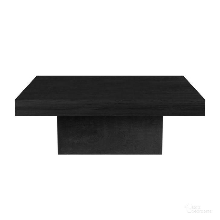 The appearance of Padula Cocktail Table In Black designed by Bassett Mirror Company in the modern / contemporary interior design. This black piece of furniture  was selected by 1StopBedrooms from Padula Collection to add a touch of cosiness and style into your home. Sku: 9410-LR-130EC. Material: Wood. Product Type: Cocktail Table. Image1