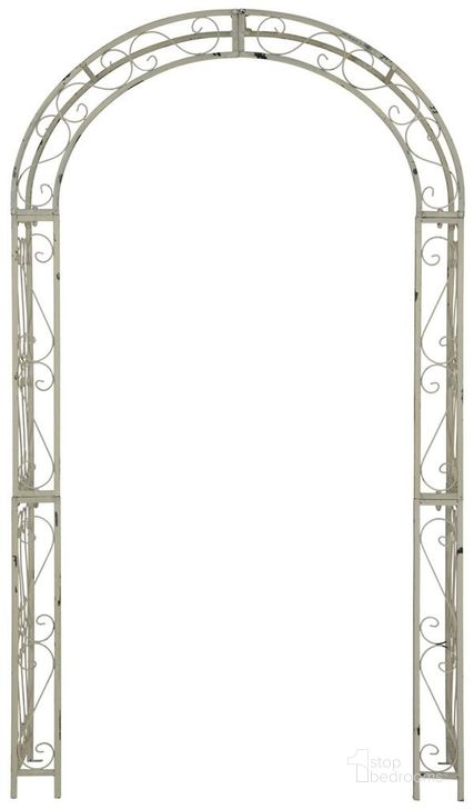 The appearance of Pagan Arch PAT5007A designed by Safavieh in the modern / contemporary interior design. This antique white piece of furniture  was selected by 1StopBedrooms from Pagan Collection to add a touch of cosiness and style into your home. Sku: PAT5007A. Product Type: Wall Art. Material: Iron. Image1